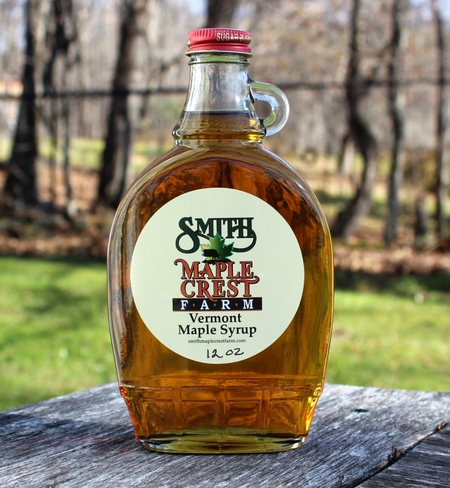 Glass Flat Bottle | Smith Maple Crest Farm