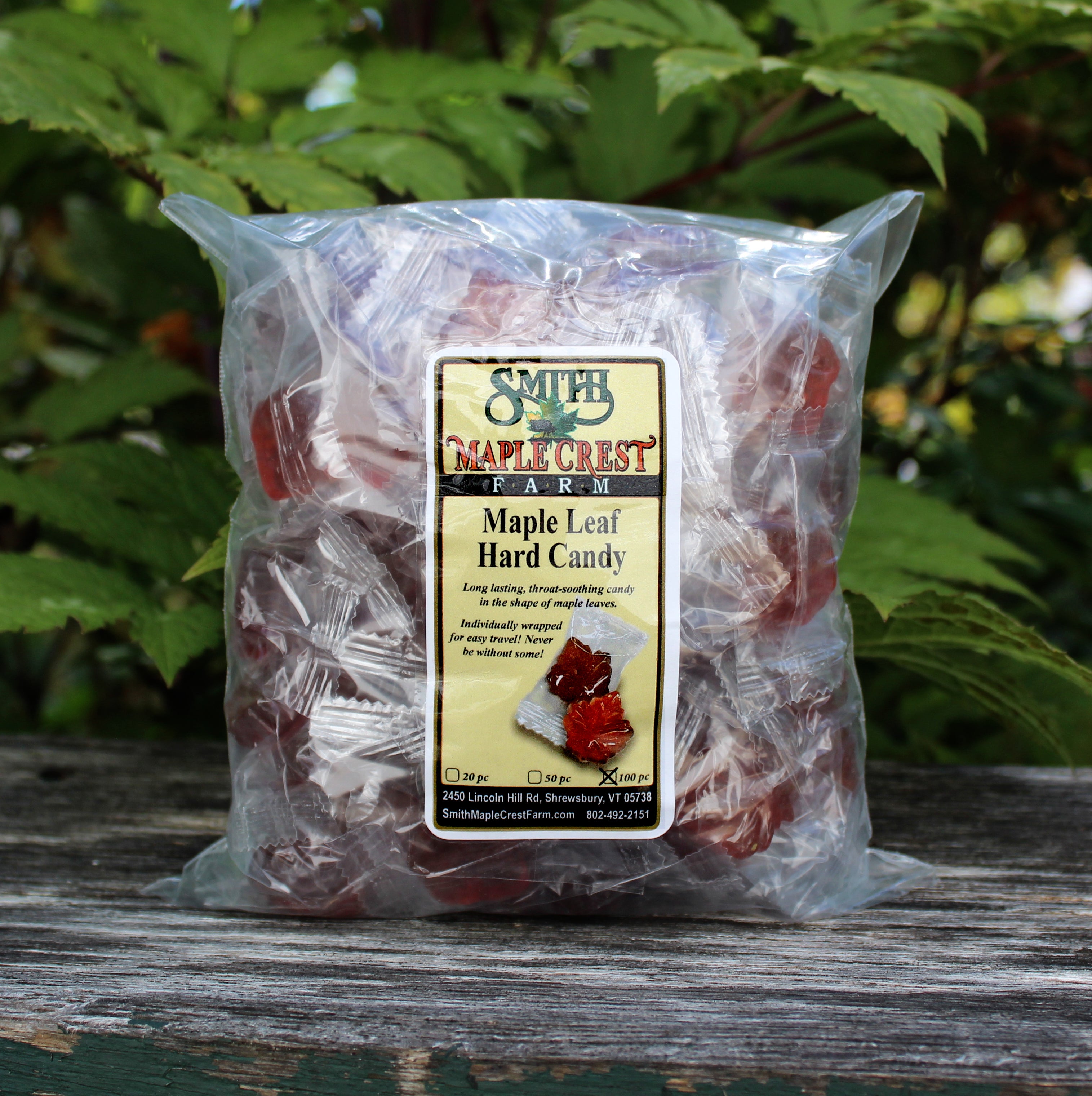 Maple Leaf Hard Candy | Smith Maple Crest Farm