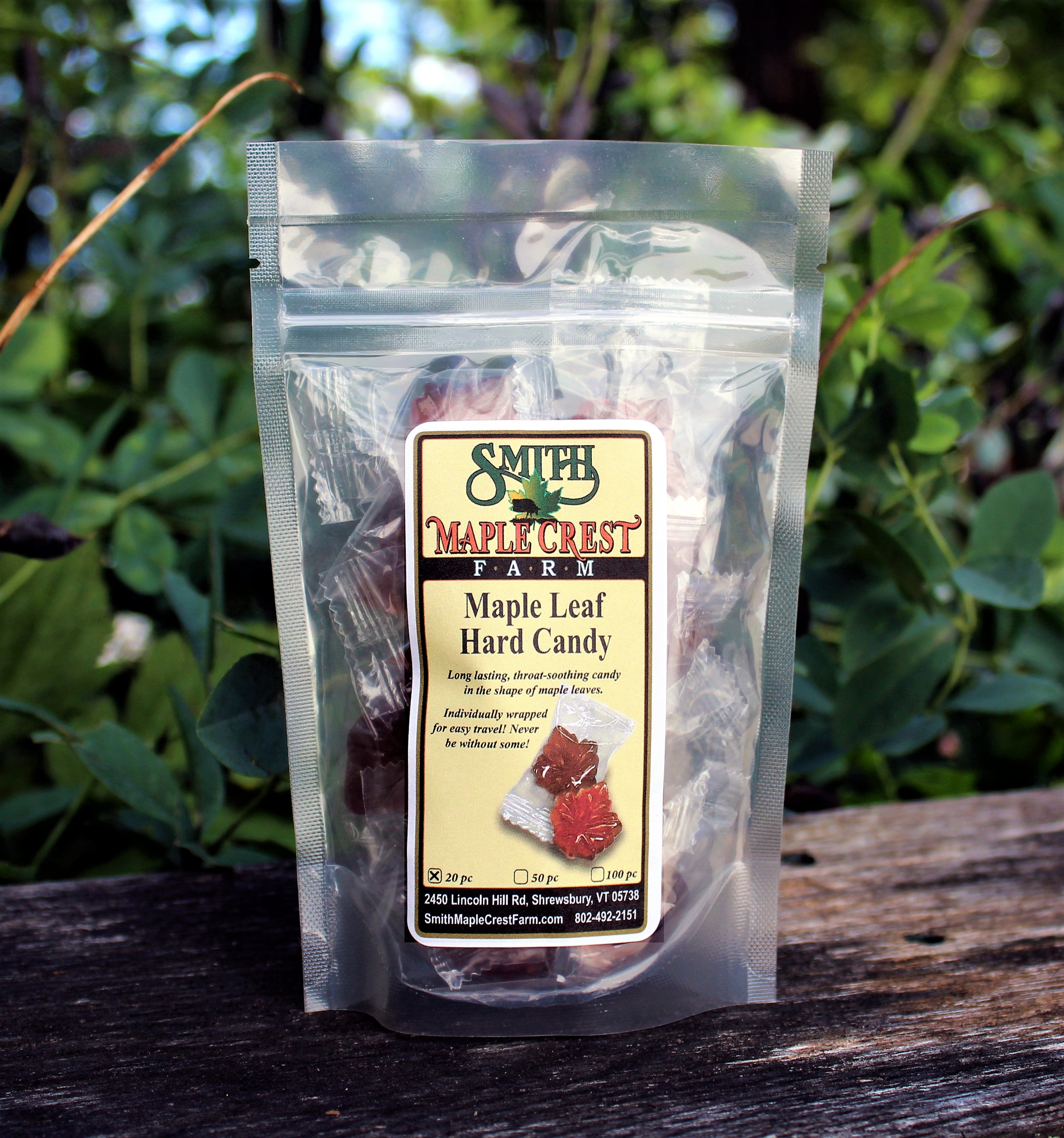 Maple Leaf Hard Candy | Smith Maple Crest Farm